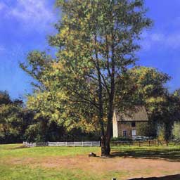 "Herbstbaum", Acryl, ca. 48x36 cm