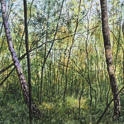 “Abseits des Weges“, Aquarell, ca. 48x30 cm