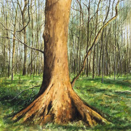 “Baum“, Aquarell, ca. 31x21 cm